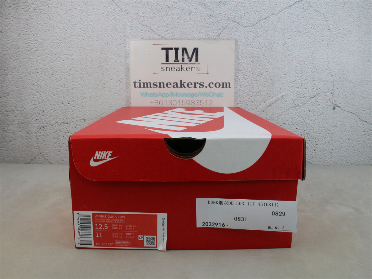 M Batch Nike Dunk Low Light Smoke Grey DD1503 117